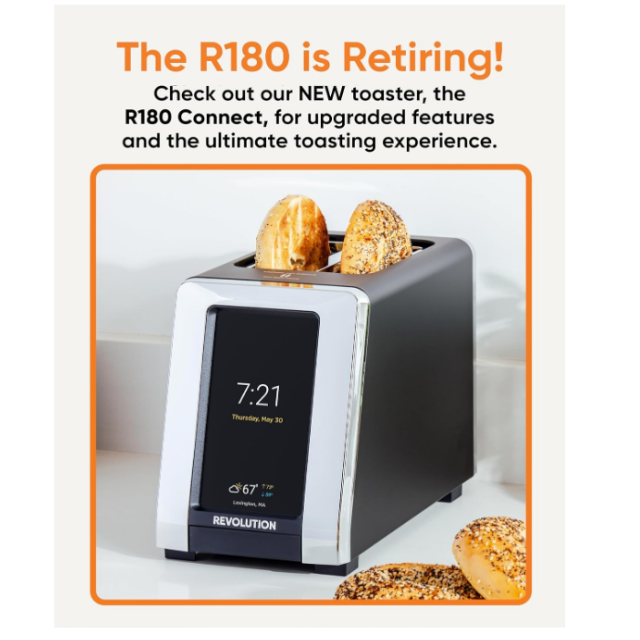 R180 Connect Plus Smart Toaster